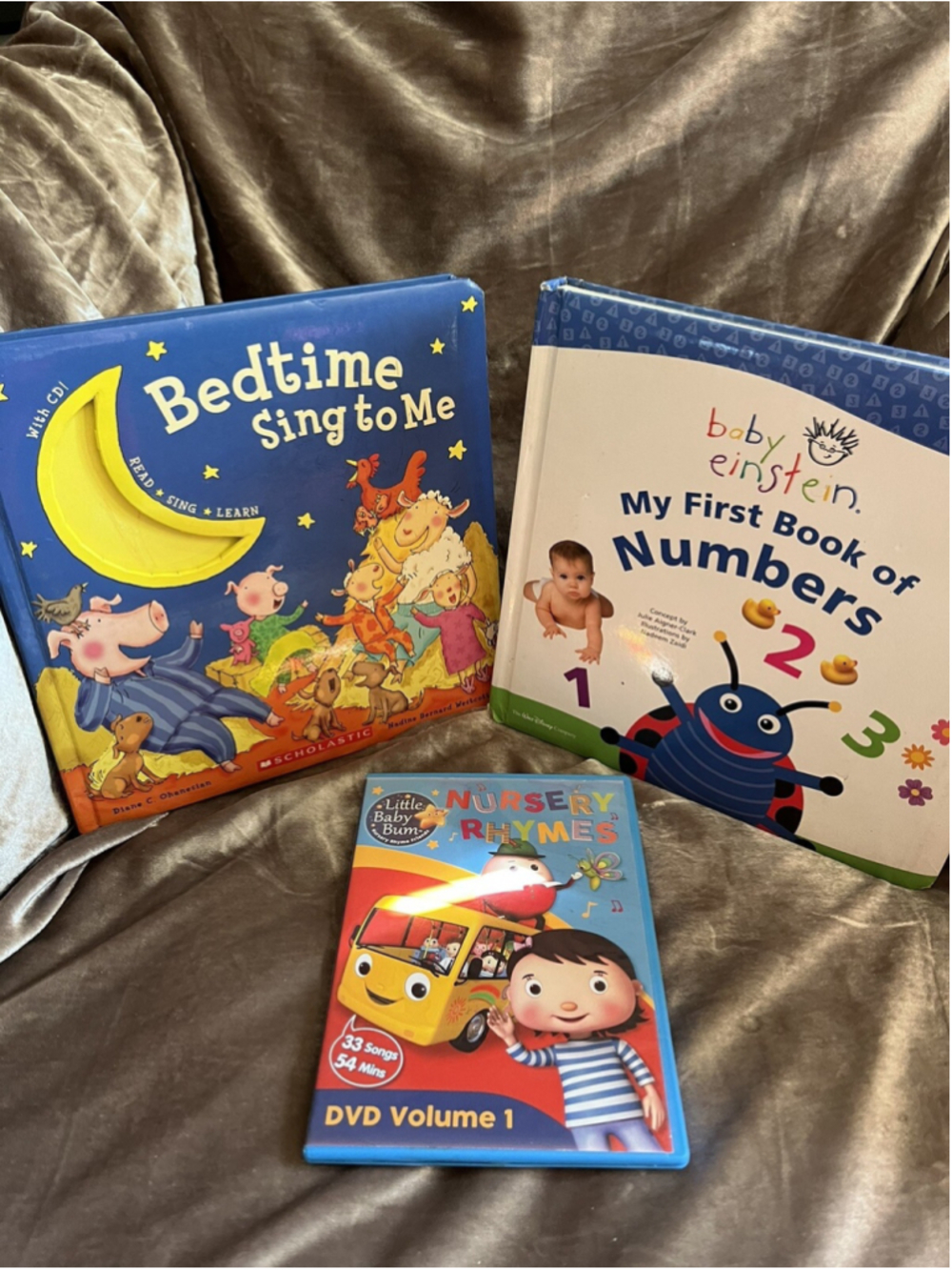 Children's Bedtime Stories Lot 2 Books & NURSERY Rhymes DVD , BEDTIME SINGTO ME
